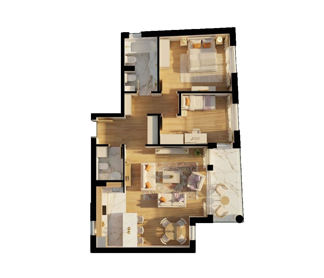 1. Sprat stan 09 3D Pogled